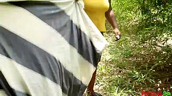 Bbw desi aunty fucks neighbor outdoors