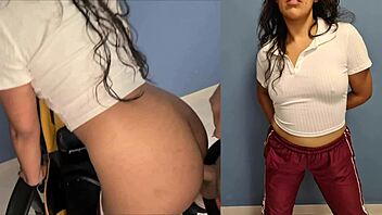 curvy college latina banged in teacher’s office.