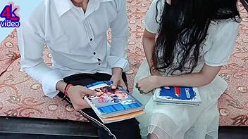 Indian College Students in Wild Desi Chudayi with Clear Hindi