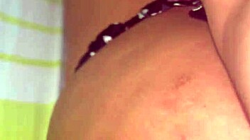 Wow, check her thong aside and doggystyle for a happy ending!