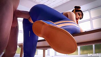 Chun Li Fucking Slutty in Fortnite Compilation