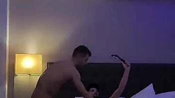 Gay sex in a Berlin hotel room with anal and dildo fun
