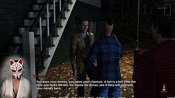 Race Of Life Episode 7: Anime Girl Races With Big Boobs Exposed