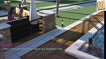 A wife and her mother-in-law play an erotic game