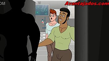 An animated drawing featuring a gay character