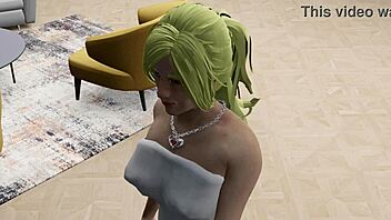 Maya stars in steamy 3D hentai threesome action