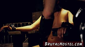 naive young 18+ tourist bound rough in forest chaos