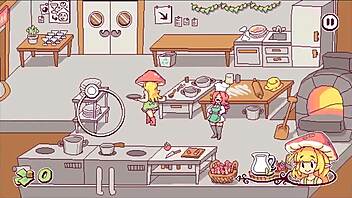 Kinky Futa Waitress Cums on Pizza?