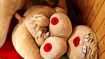 Terminator robot bangs sex doll hard!