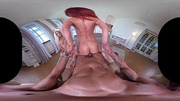 party sluts a mind blowing vr threesome experience glamour teen 18+ experienced group blowjob deepthroat european