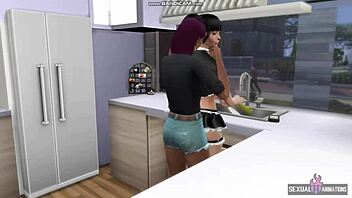 Maid Seduced By Owner Into Lesbian Sex