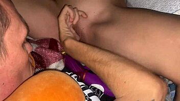 Teens denied orgasm react to hot big dildo deep insertion challenge.