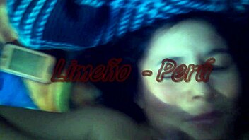Peruvian beauty with big natural breasts gets a great blow job
