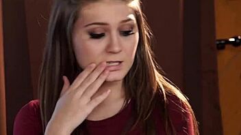 stunning busty masseuse says, 'queen your client now'