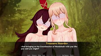 Want to see Klee's outdoor gangbang?