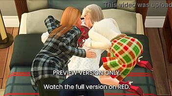 under the mistletoe 3d hentai preview version romantic rough softcore sex