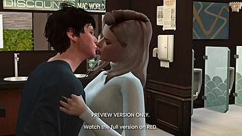 night with the band - 3d hentai preview 😏