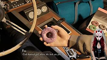 Intense Latex BDSM with Rough Blowjob on Big Boobs