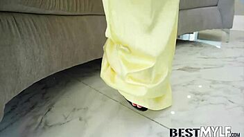 Plumbing Boy Pounds Milf Pussy For Intense Cum On Face