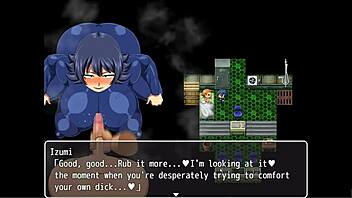 Monster cocked hentai game features joi action and cumshots