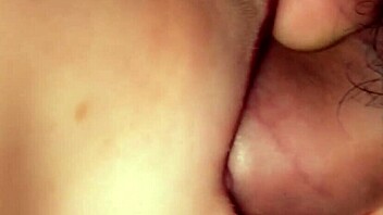 Slow Motion Close Up Fetish Red Lipstick In Cum