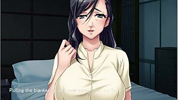 in sobotoboku episode 4, he watches her masturbate in this anime hentai