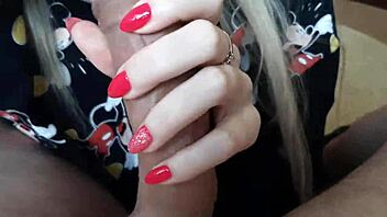 sexy blonde miki mouse gives an epic homemade blowjob