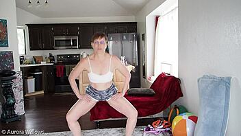 Brunette milf teaches femdom tricks to her sexy European wife in lesson 312.