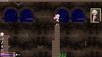 i play futa hentai game with futanari action.