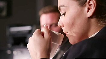 Is Naughty Natasha Nice Fucking Her Colleague in 4K?