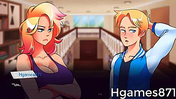 Part 2 of Life in Woodchester, a cartoon dating game.