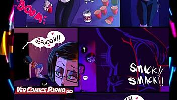 Enjoy fun cartoon party with comic characters and anime vibes