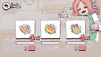 Kinky waitress serves up cum-covered pizza in FutaDiFunghi