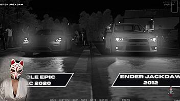 Race Of Life Episode 7: Anime Girl Races With Big Boobs Exposed