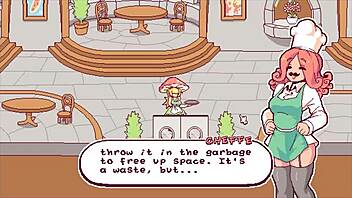 Kinky Futa Waitress Cums on Pizza?