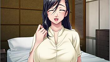 in sobotoboku episode 4, he watches her masturbate in this anime hentai