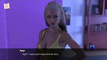 I watch Echoes of Lust S2 Ep69 with big tits blonde in anime.