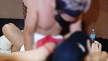 asian hot sexy pinay hot mom has sex in hotel with creampie and muff diving