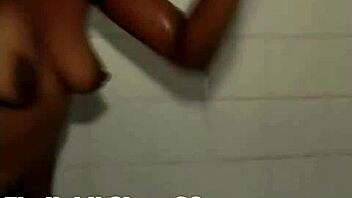 A shower of cum for the hot Dominican woman after a hot fuck