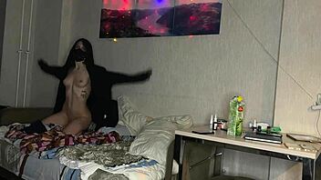 Homemade threesome where girl seduces gays