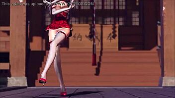 Reim from Touhou engages in intense hentai action