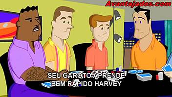 gay animated card game fun