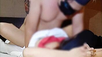 asian hot sexy pinay hot mom has sex in hotel with creampie and muff diving