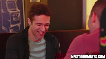 straight jock explores gay sex for the first time with big cock