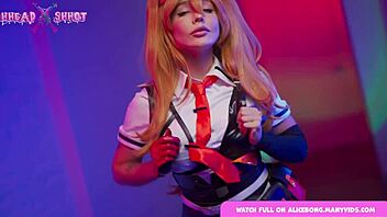 redhead alicebong gets fucked hard in cosplay