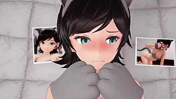 Beautiful anime collection of Matsukaze kantai, a fan-made experience