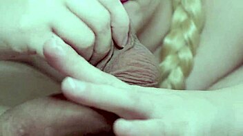 Teen closeup blowjob swallows huge cum from monster cock!