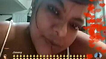Feel the excitement of this brazilian bbw teasing on webcam