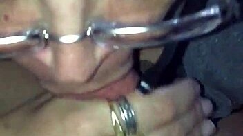 Watch This BBW's Slow Motion Blowjob and Cumshot Explosion!