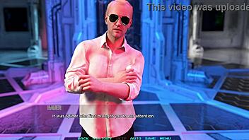 Huge-boobed babes in 3D porn game for adults
